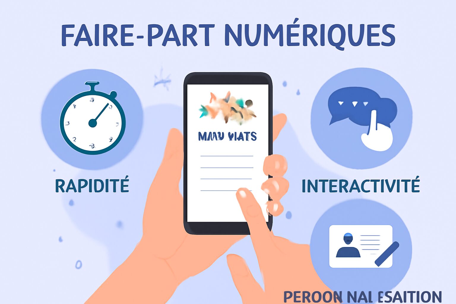 optez pour le faire-part digital et dites adieu au papier : une solution écologique, moderne et pratique pour inviter vos proches en toute simplicité.